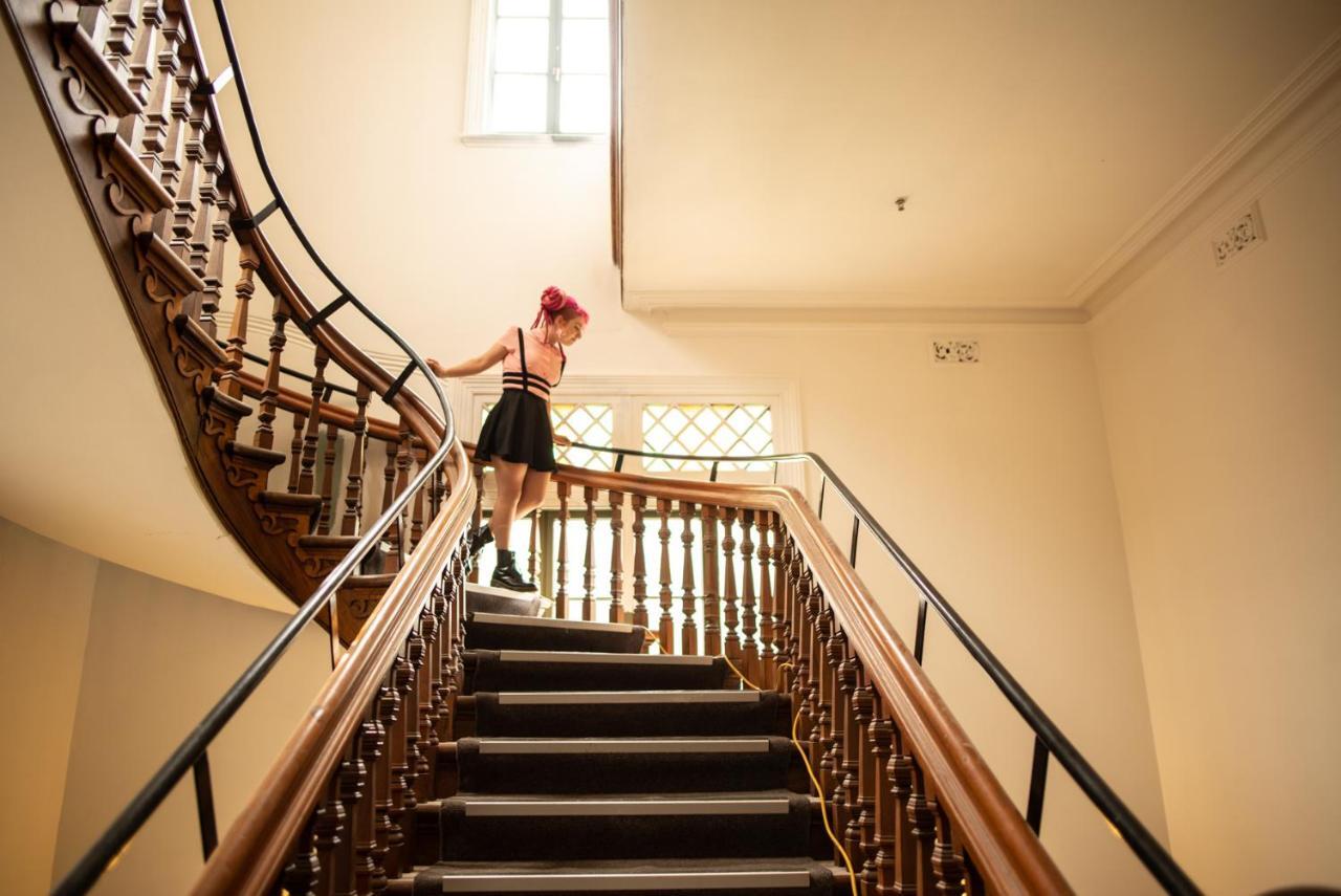 The Mansion Melbourne Hostel Exterior photo The staircase