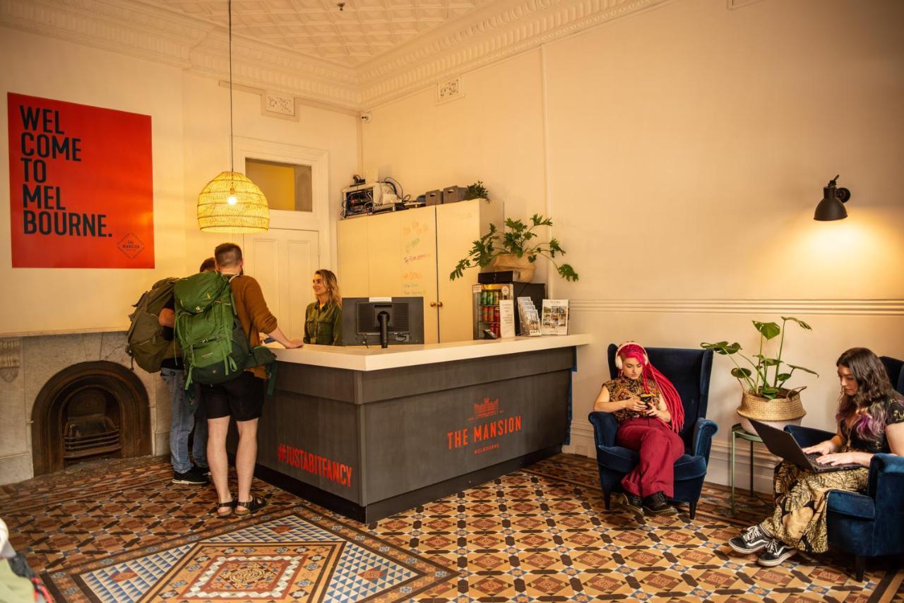 The Mansion Melbourne Hostel Exterior photo The lobby of the hotel